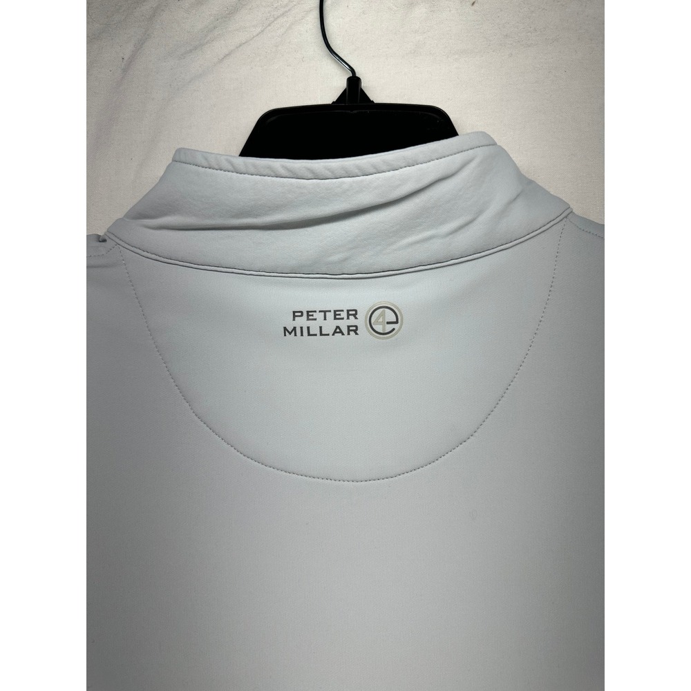 Peter Millar BMW Championship Crooked Stick Golf 1/4 Zip Pullover Gray Mens XXL - Picture 12 of 12